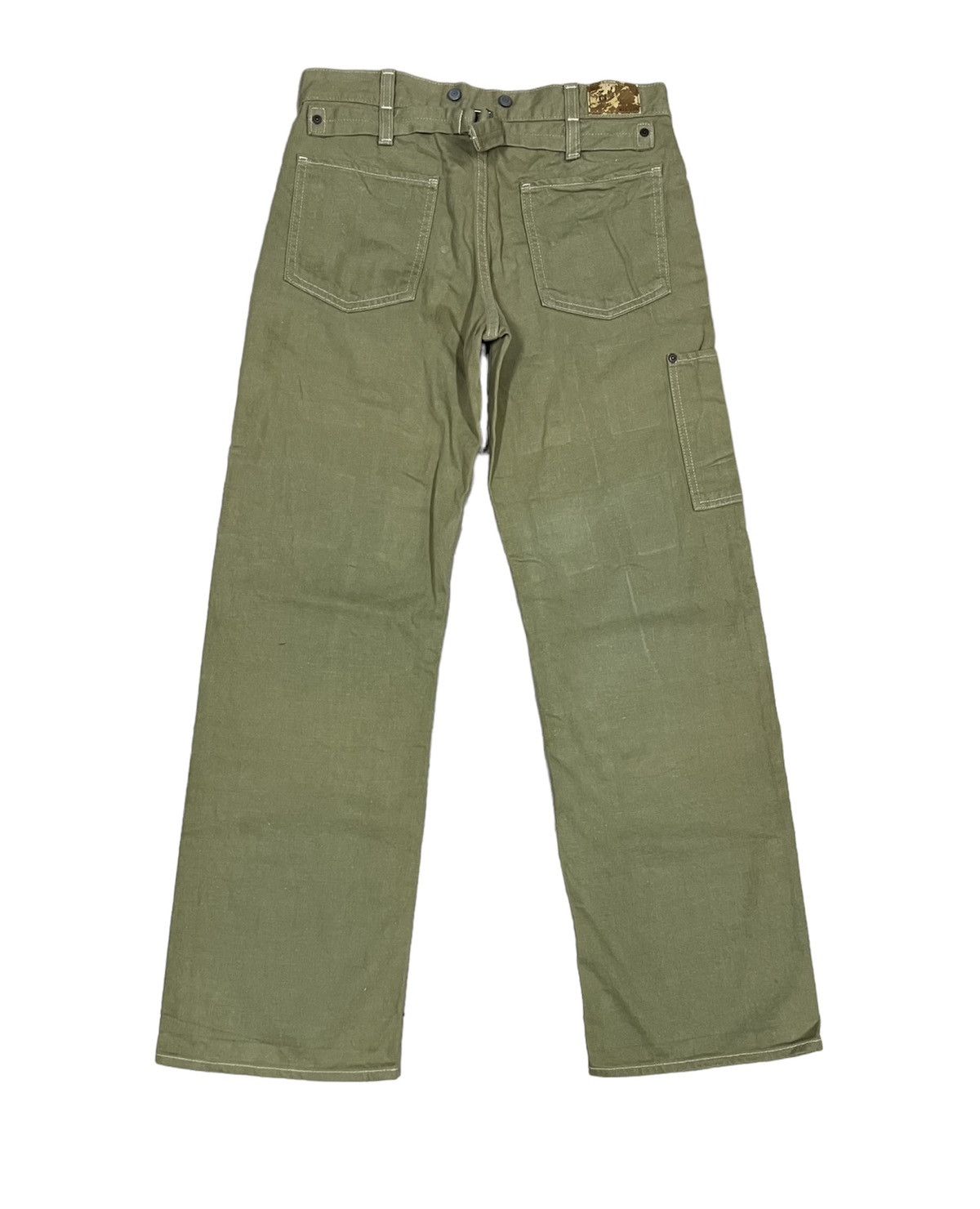 Edwin MHL MARGARET HOWELL x EDWIN Buckle Back Pant x Rare Size US 31 - 1 Thumbnail
