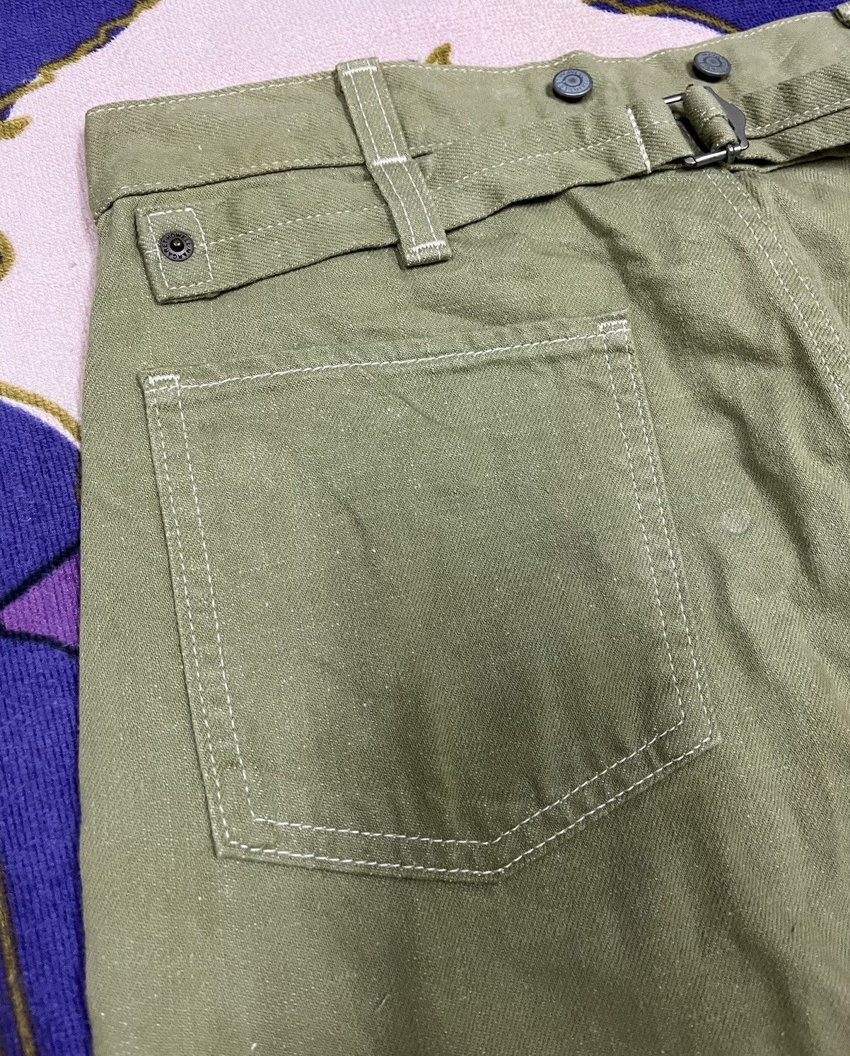 Edwin MHL MARGARET HOWELL x EDWIN Buckle Back Pant x Rare Size US 31 - 6 Thumbnail