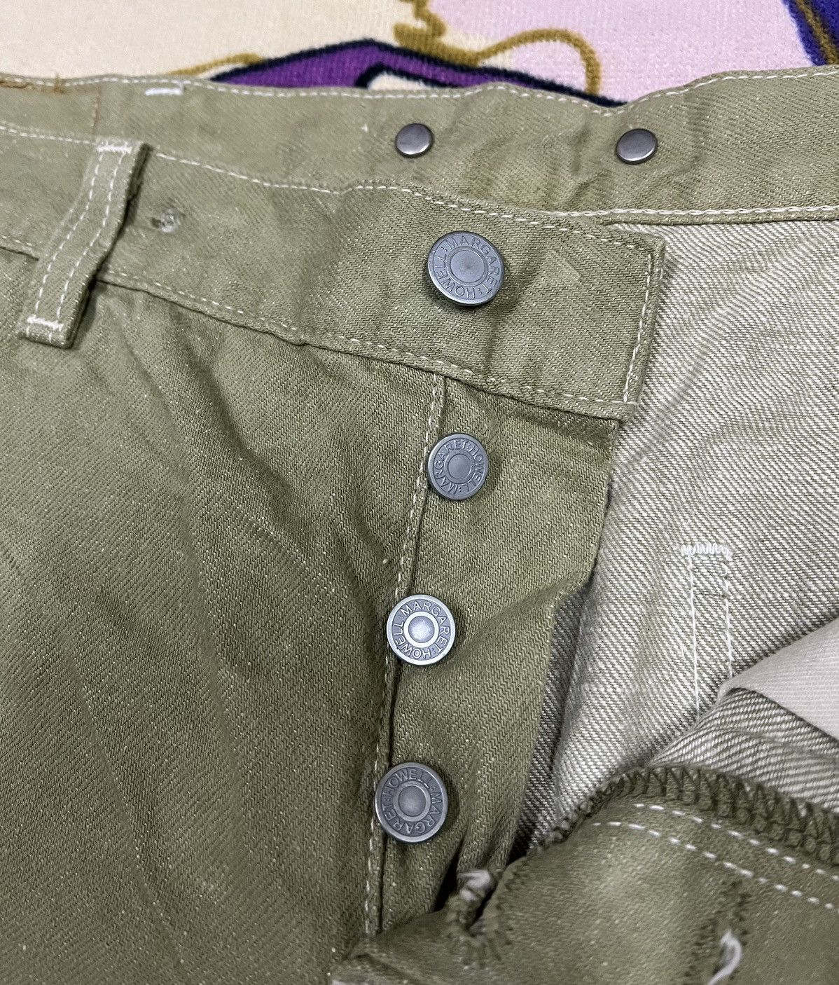 Edwin MHL MARGARET HOWELL x EDWIN Buckle Back Pant x Rare Size US 31 - 12 Thumbnail