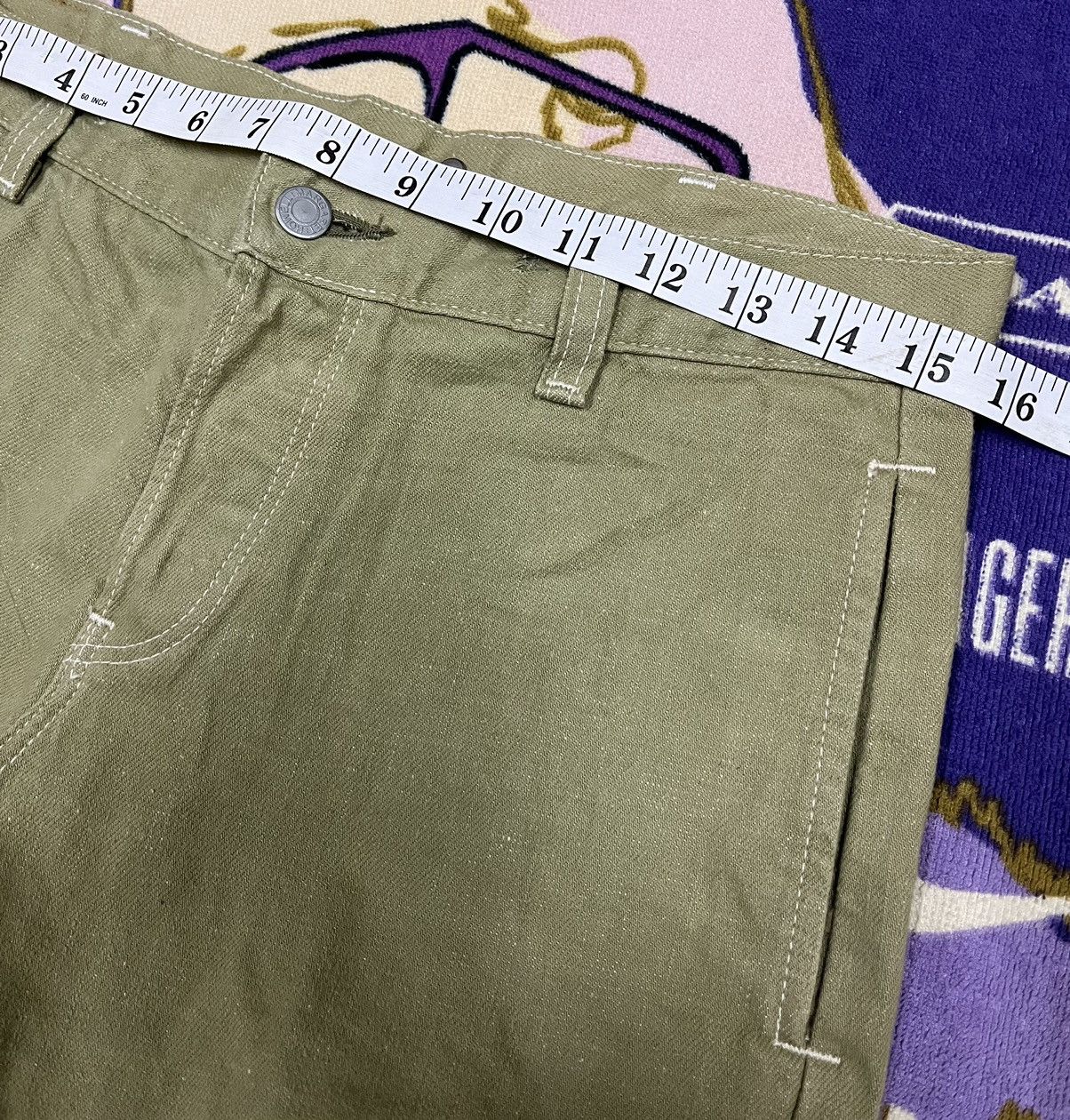 Edwin MHL MARGARET HOWELL x EDWIN Buckle Back Pant x Rare Size US 31 - 17 Thumbnail