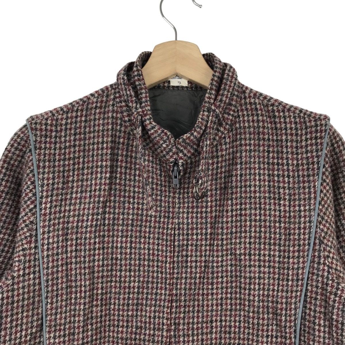 Japanese Brand × Vintage Vintage RODIER Paris Wool Jacket Houndstooth Design Japanese Size S / US 4 / IT 40 - 2 Thumbnail