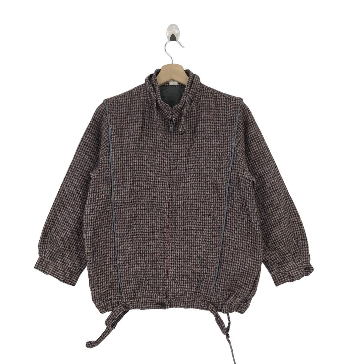 Japanese Brand × Vintage Vintage RODIER Paris Wool Jacket Houndstooth Design Japanese Size S / US 4 / IT 40 - 1 Thumbnail