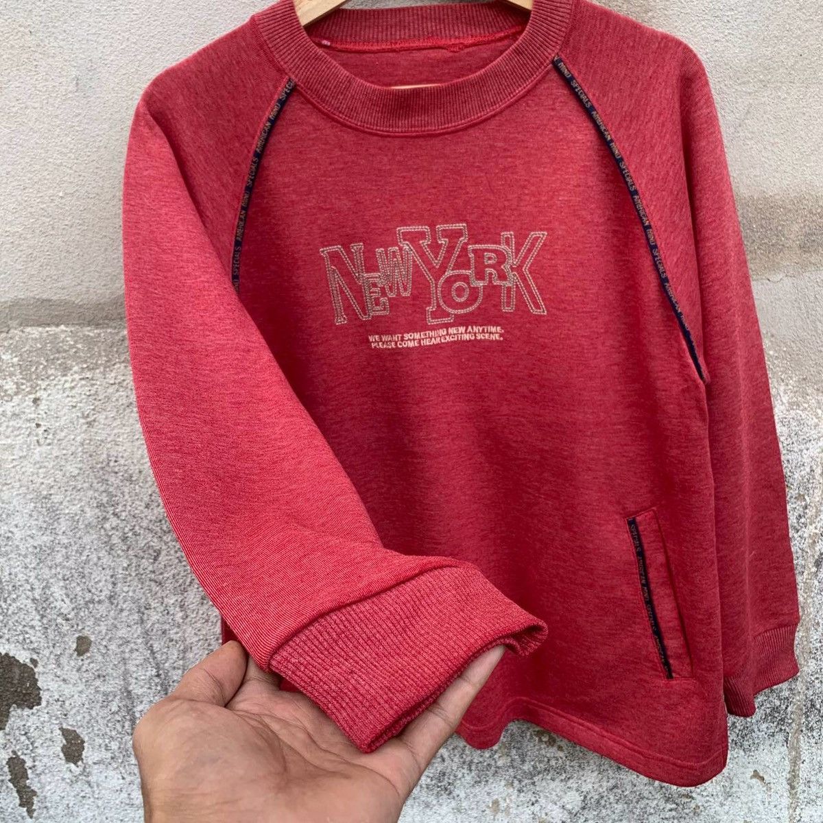 Vintage Vintage New York Crewneck Pullover Sweatshirts Nice Design Size US M / EU 48-50 / 2 - 5 Thumbnail