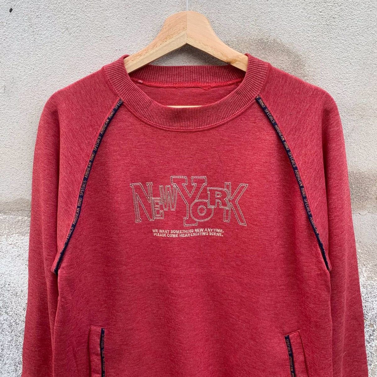 Vintage Vintage New York Crewneck Pullover Sweatshirts Nice Design Size US M / EU 48-50 / 2 - 3 Thumbnail