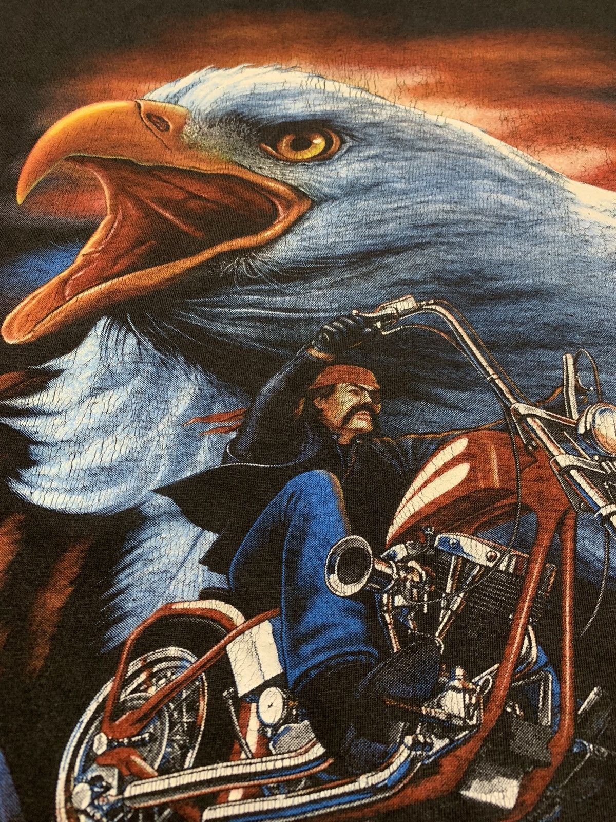 Vintage Vintage Rare ©1998 Rock Eagle T-Shirt Size US XL / EU 56 / 4 - 4 Thumbnail