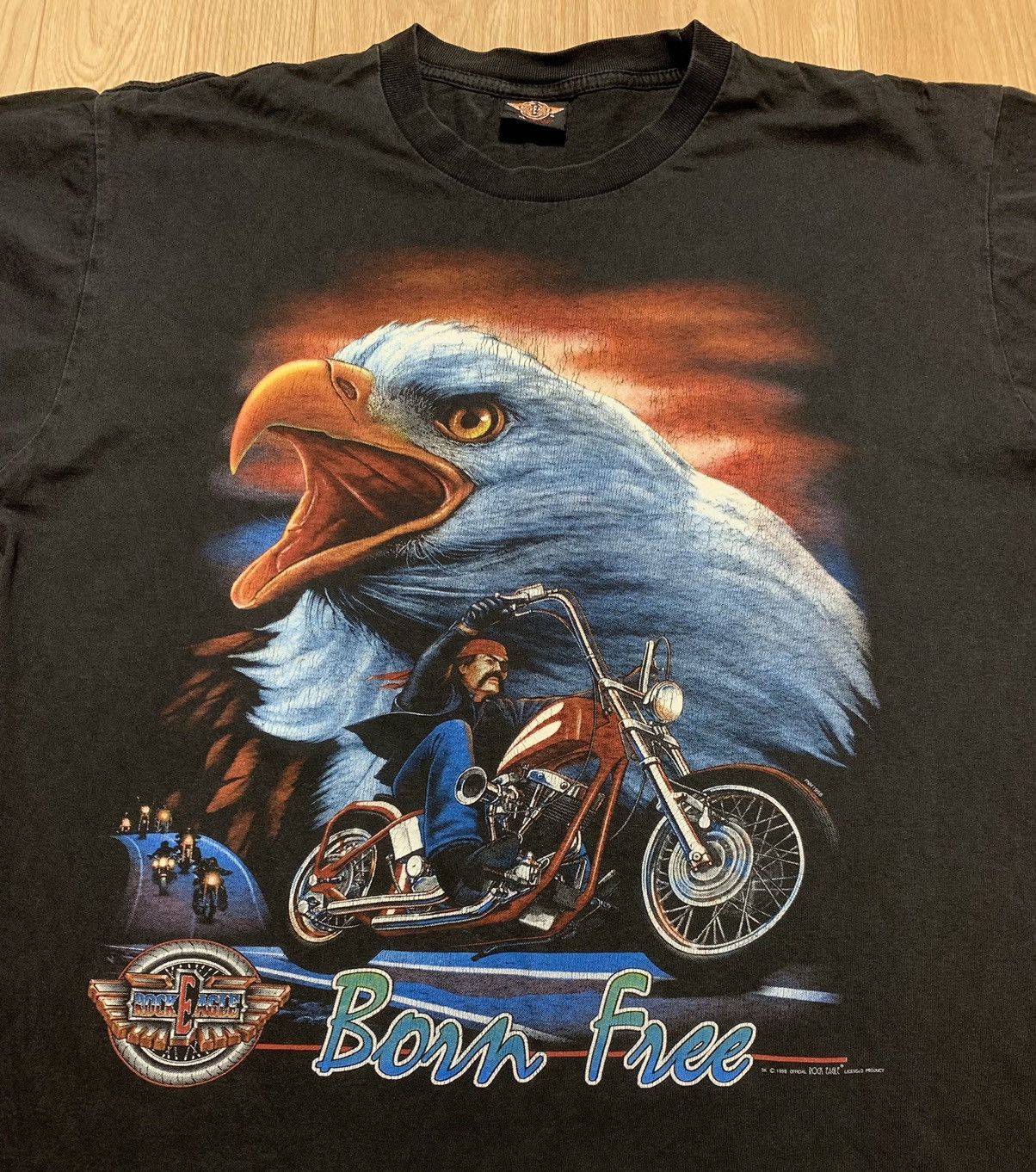 Vintage Vintage Rare ©1998 Rock Eagle T-Shirt Size US XL / EU 56 / 4 - 3 Thumbnail