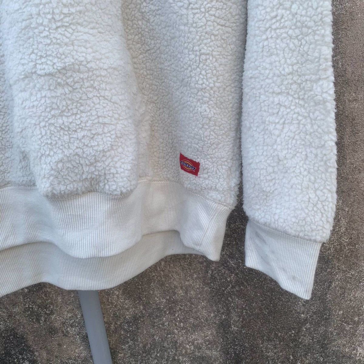 Dickies × Japanese Brand 1990’s Vtg Dickies Box Baggy Sherpa Fleece Hooded RARE!! Size US XL / EU 56 / 4 - 5 Thumbnail