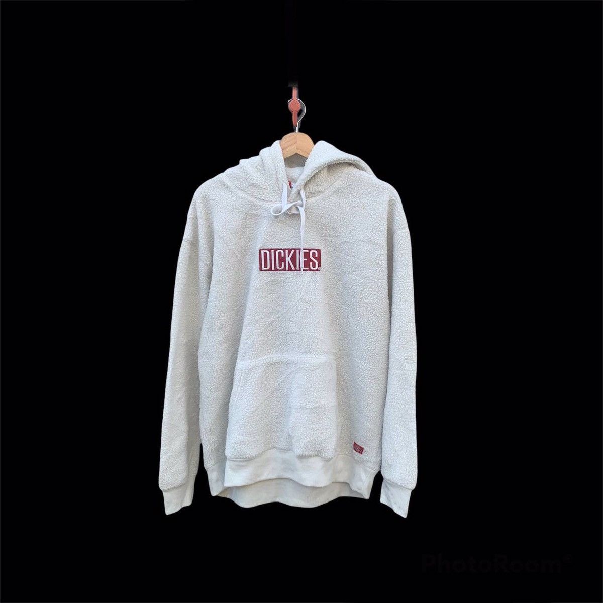 Dickies × Japanese Brand 1990’s Vtg Dickies Box Baggy Sherpa Fleece Hooded RARE!! Size US XL / EU 56 / 4 - 1 Thumbnail