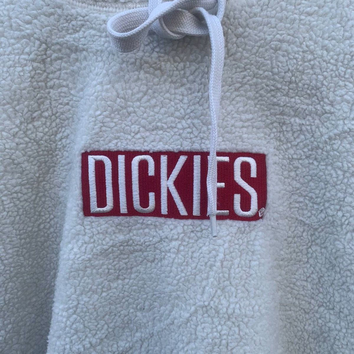 Dickies × Japanese Brand 1990’s Vtg Dickies Box Baggy Sherpa Fleece Hooded RARE!! Size US XL / EU 56 / 4 - 4 Thumbnail