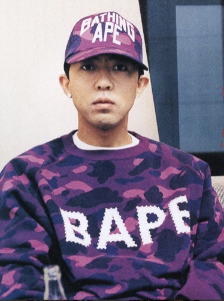 Bape Bape OG purple camo NYC Gotham logo trucker hat cap Size ONE SIZE - 5 Thumbnail