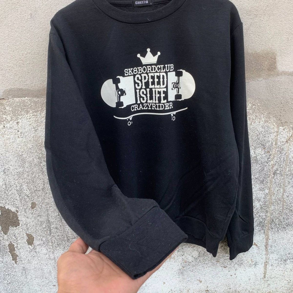 Japanese Brand × Vintage Vintage Chetto Skater Crewneck Pullover Sweatshirts Size US L / EU 52-54 / 3 - 4 Thumbnail