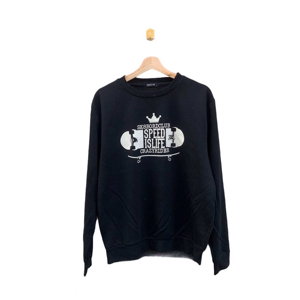 Japanese Brand × Vintage Vintage Chetto Skater Crewneck Pullover Sweatshirts Size US L / EU 52-54 / 3 - 1 Thumbnail
