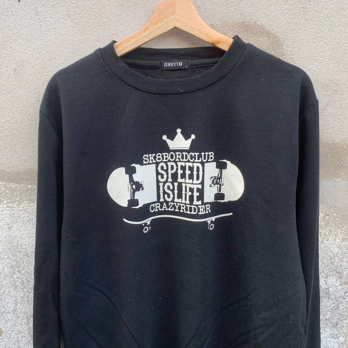 Japanese Brand × Vintage Vintage Chetto Skater Crewneck Pullover Sweatshirts Size US L / EU 52-54 / 3 - 3 Thumbnail