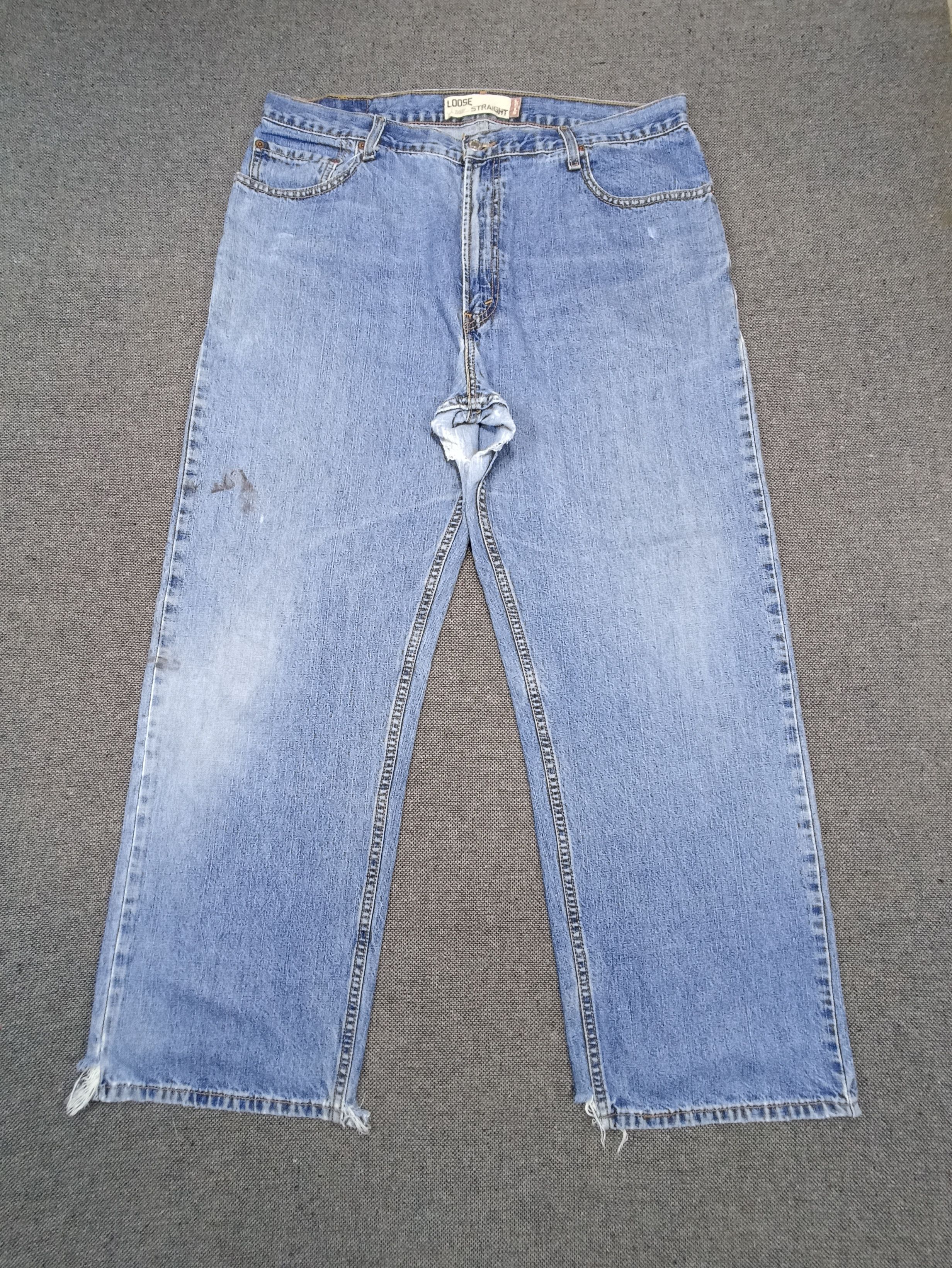 Levi's × Vintage Vintage Levi's 569 Blue Wash Jeans - J133 Size US 38 / EU 54 - 1 Thumbnail