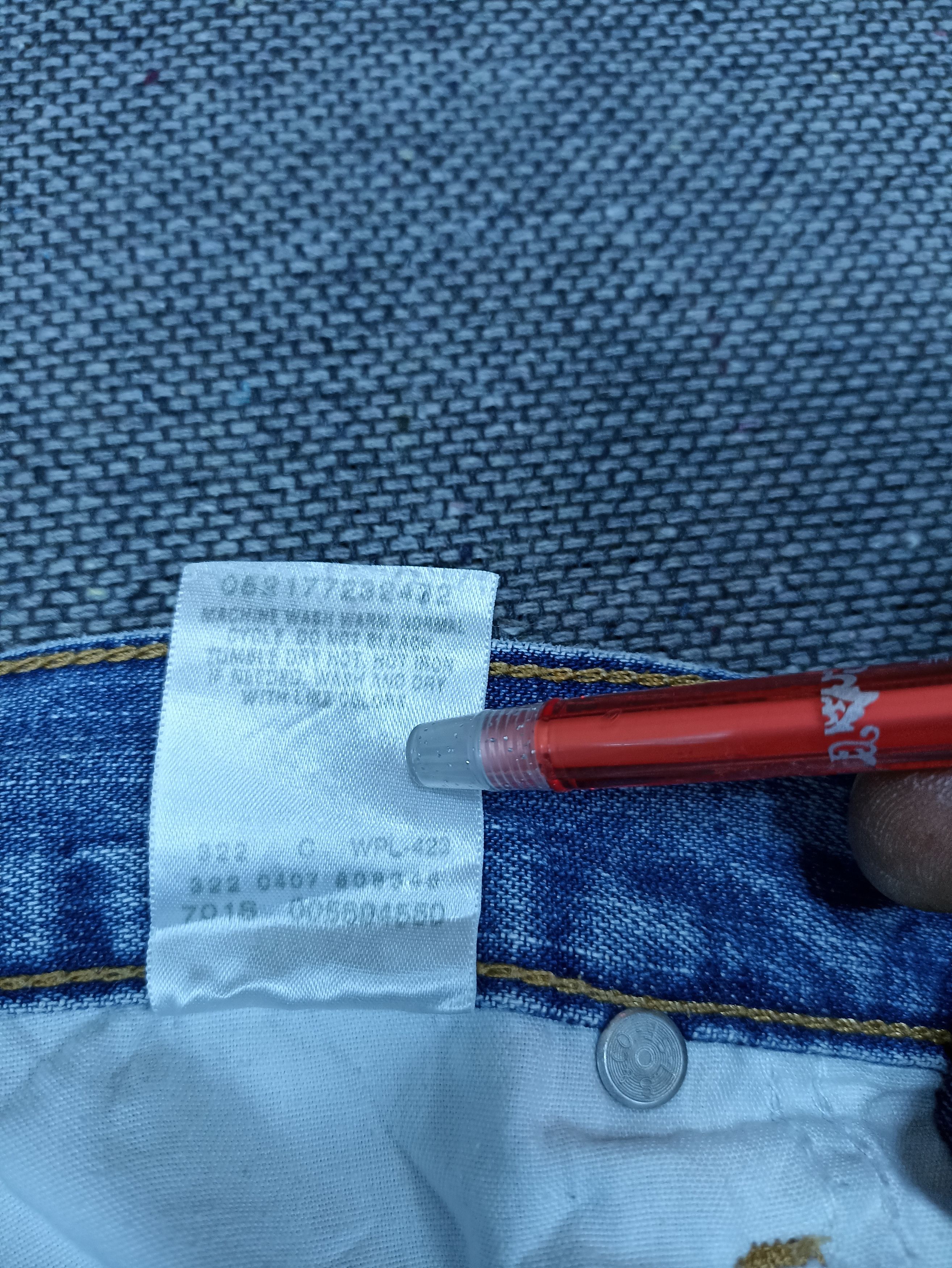 Levi's × Vintage Vintage Levi's 569 Blue Wash Jeans - J133 Size US 38 / EU 54 - 5 Thumbnail
