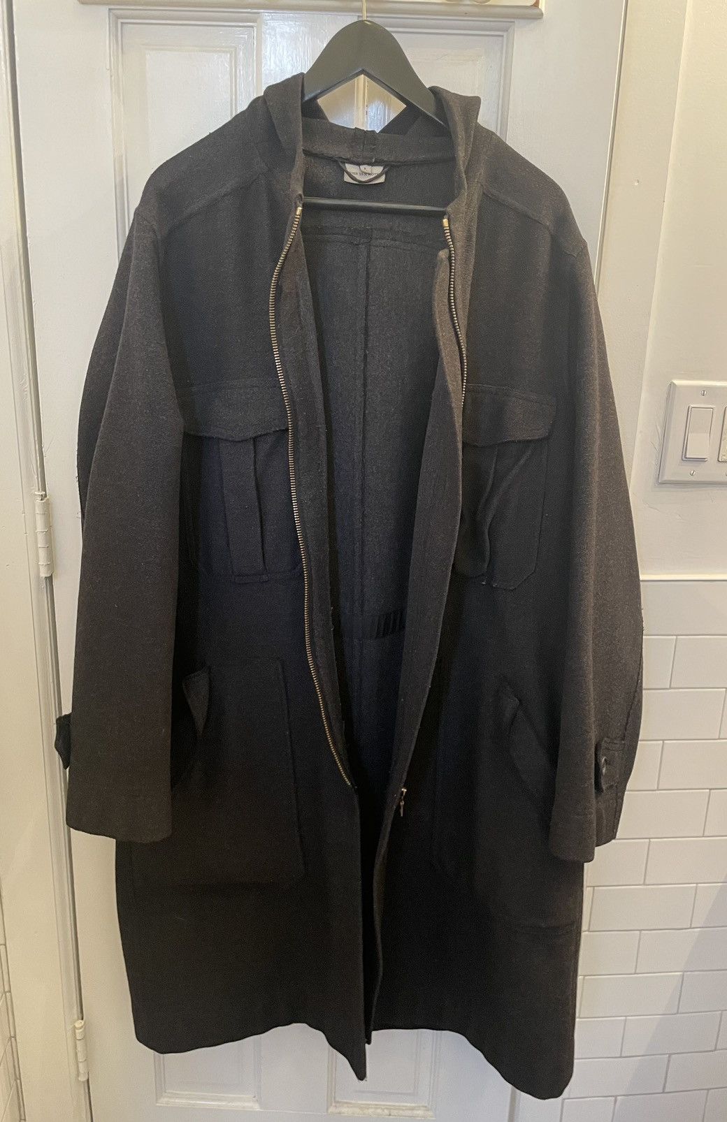 90s DRIES VAN NOTEN(ドリスヴァンノッテン)メルトンウール