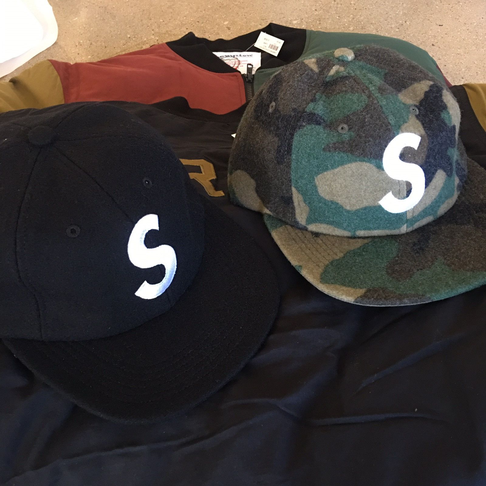 Supreme Supreme 17fw Wool 6pannel S Logo Camp Cap (only camo