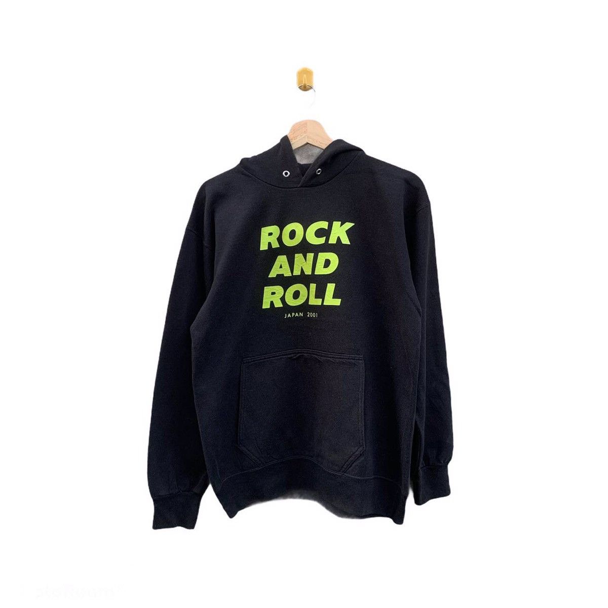 Vintage Vintage Rock & Roll Japan Hooded Pullover Sweatshirts Size US M / EU 48-50 / 2 - 1 Thumbnail