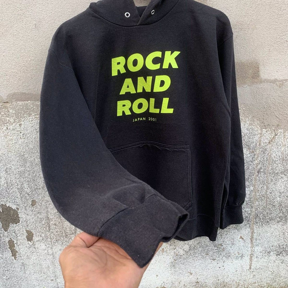 Vintage Vintage Rock & Roll Japan Hooded Pullover Sweatshirts Size US M / EU 48-50 / 2 - 4 Thumbnail