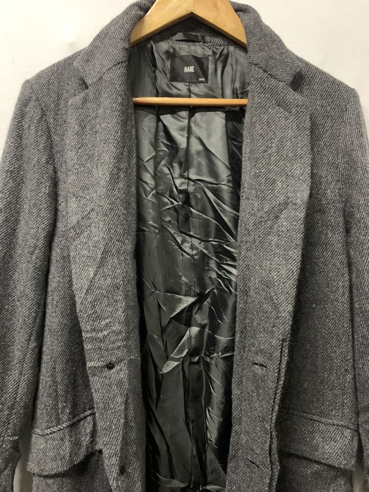HARE × Japanese Brand Hare Long Jacket Wool Size US S / EU 44-46 / 1 - 3 Thumbnail
