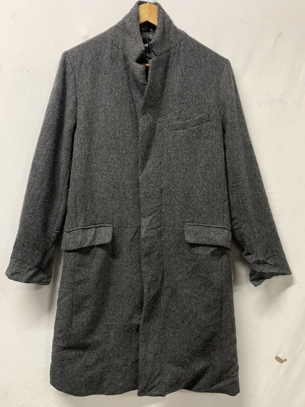 image of Hare Long Jacket in Grey, Men's (Size Small)