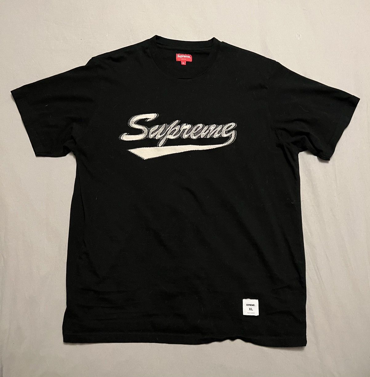 Top Supreme Intarsia Script Tee