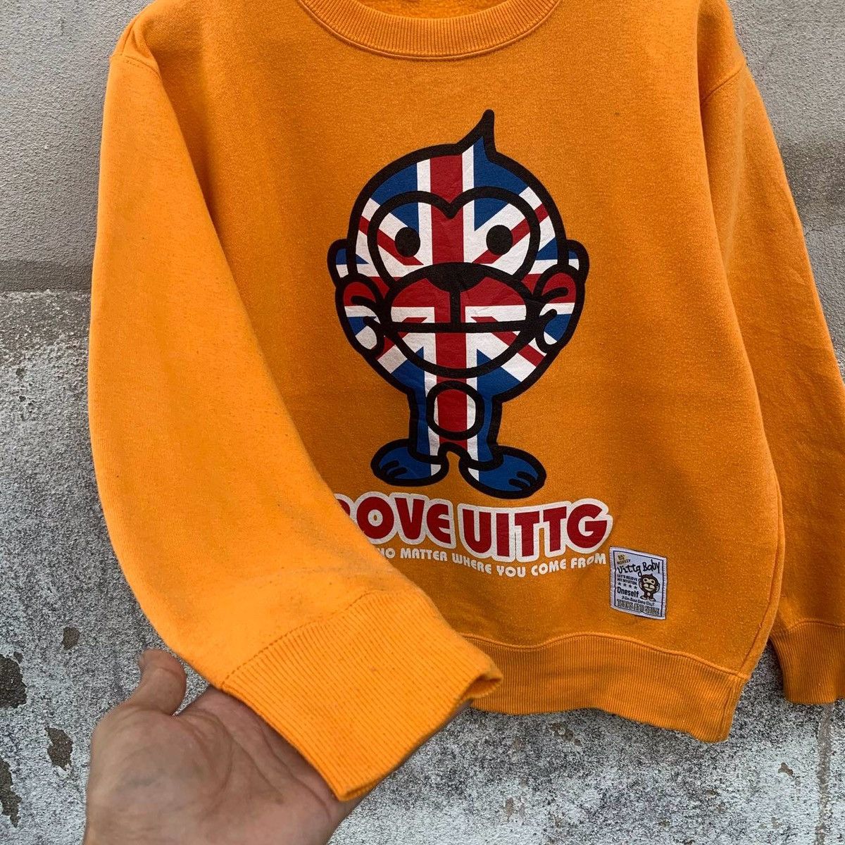 Japanese Brand × Vintage Vintage Uittg Baby Big Logo Crewneck Pullover Sweatshirts Size US M / EU 48-50 / 2 - 4 Thumbnail