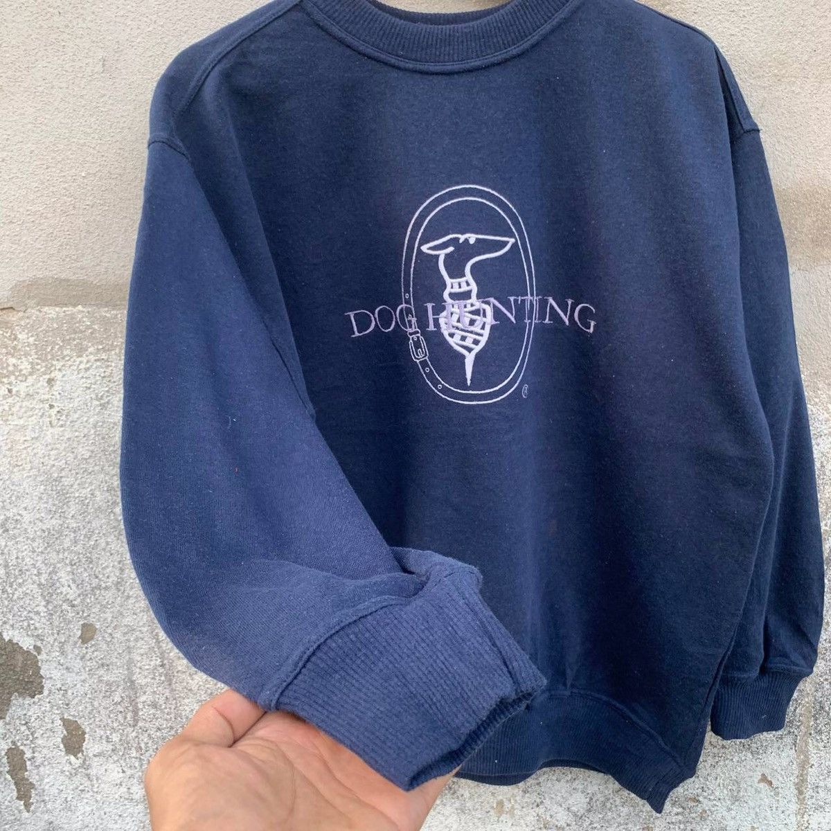Trussardi × Vintage Vintage Dog Hunting Embroidery Big Logo Crewneck Pullover Size US M / EU 48-50 / 2 - 5 Thumbnail