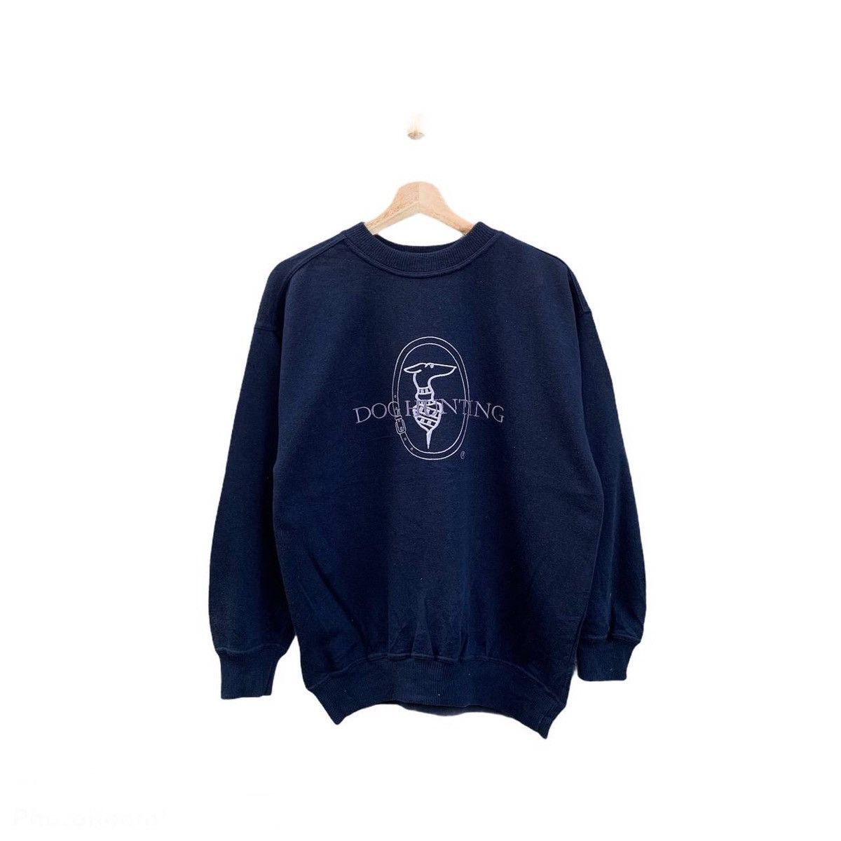 Trussardi × Vintage Vintage Dog Hunting Embroidery Big Logo Crewneck Pullover Size US M / EU 48-50 / 2 - 1 Thumbnail