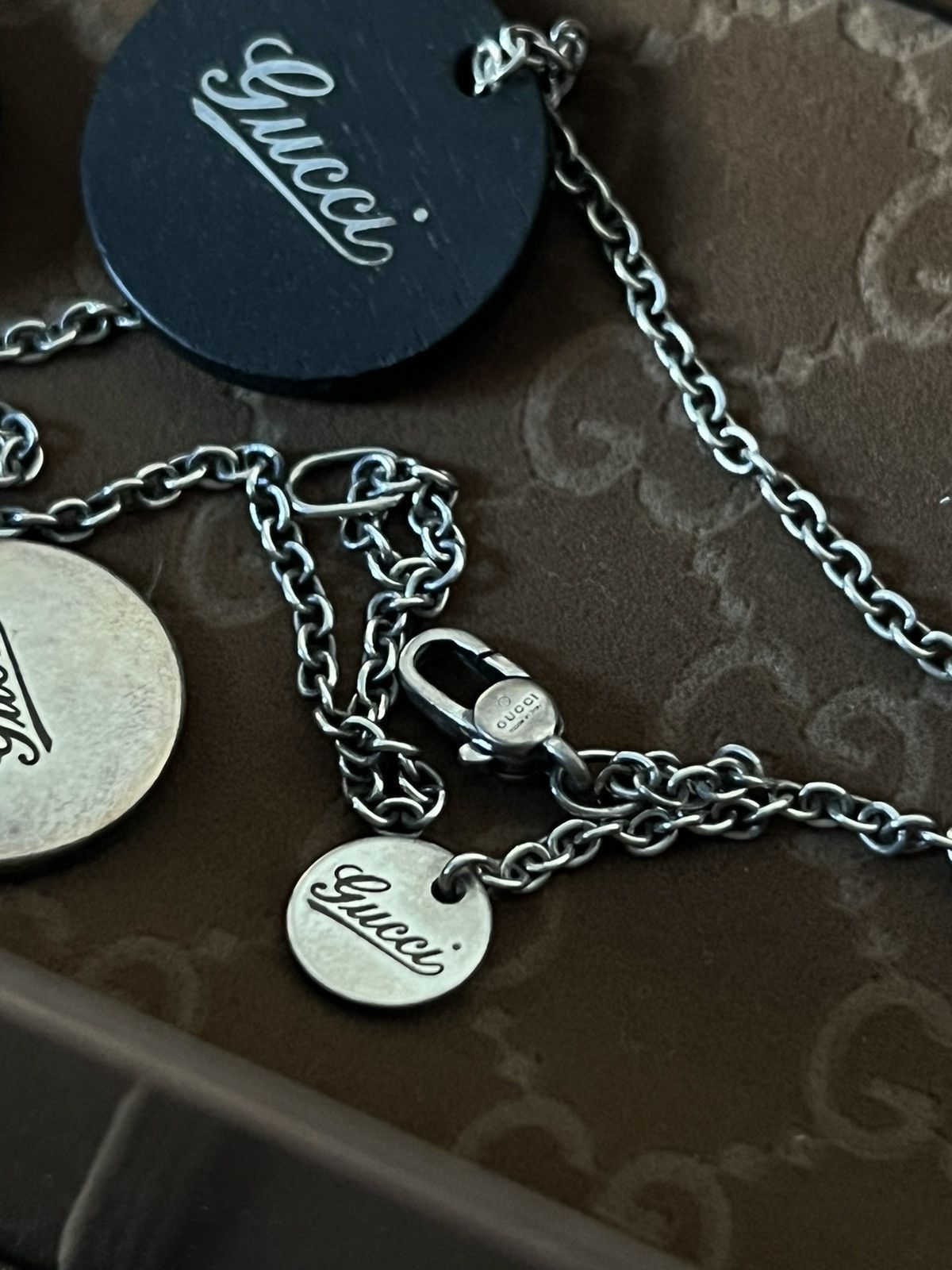 Vintage Gucci Bamboo Charm Necklace (Limited Edition)