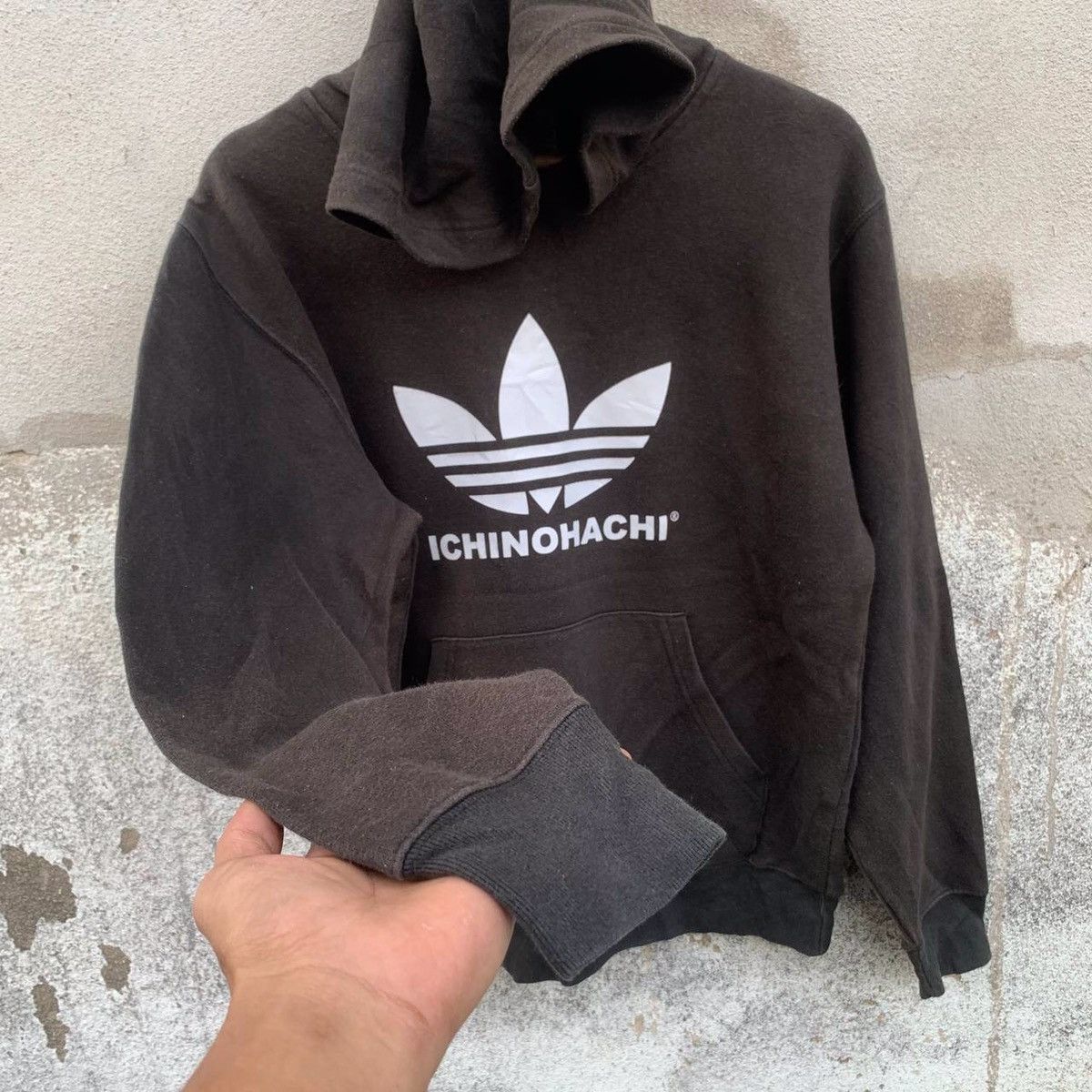 Japanese Brand × Sports Specialties Ichinohachi Adidas Logo Hooded Pullover Sweatshirts Size US M / EU 48-50 / 2 - 4 Thumbnail