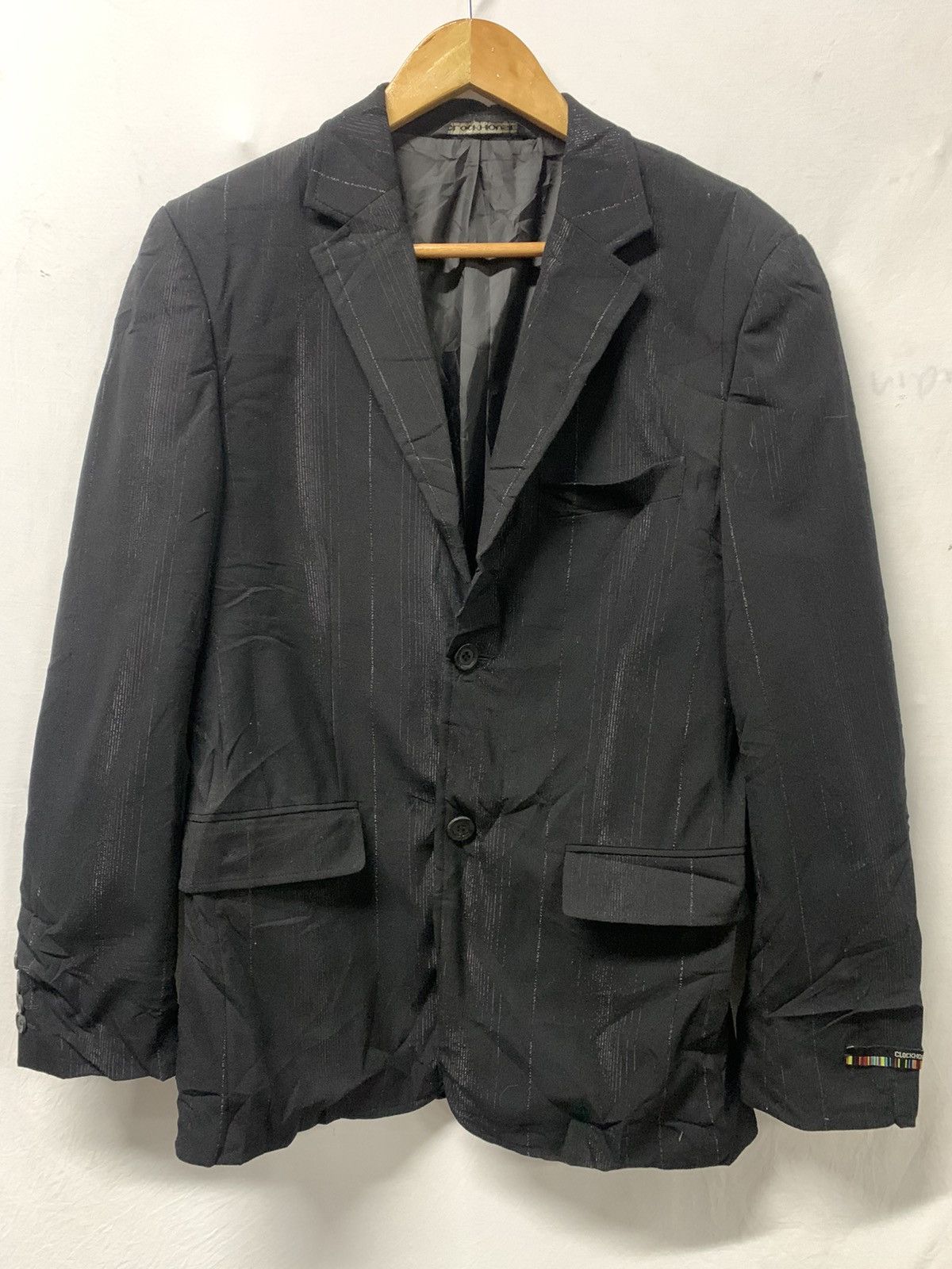 Japanese Brand ClockHouse Printed Blazer Size 44L - 1 Thumbnail