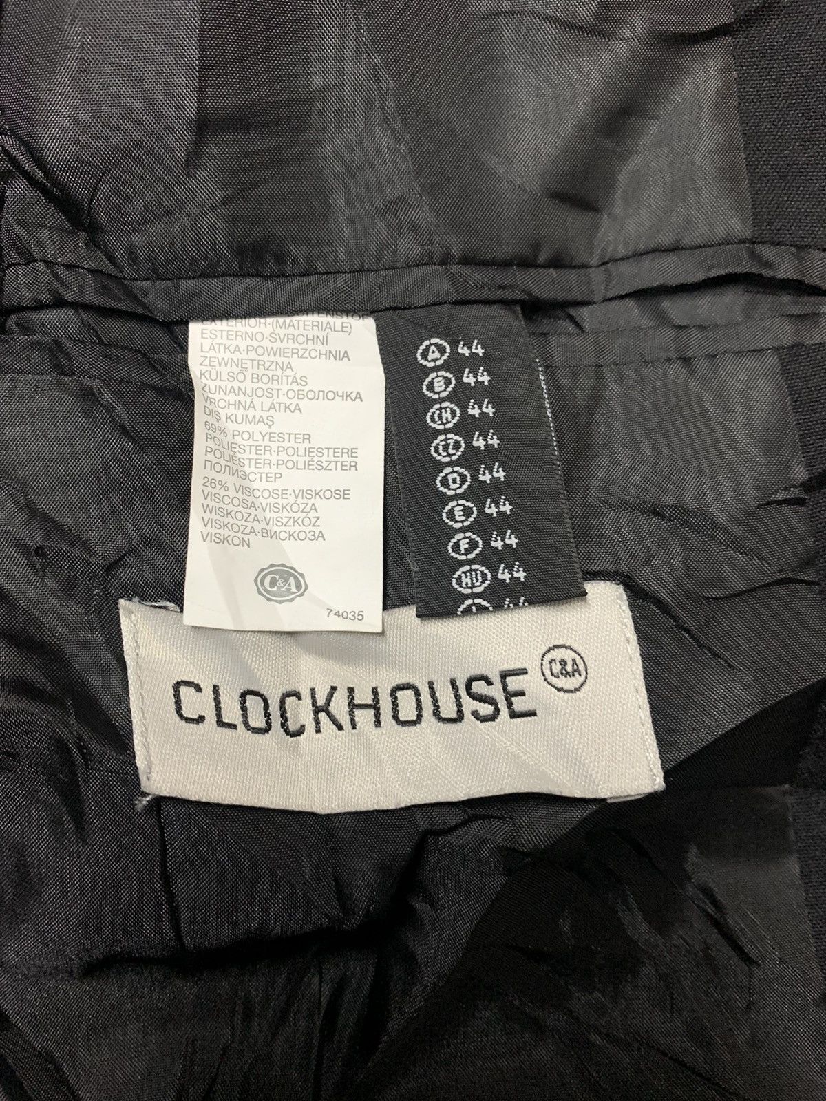 Japanese Brand ClockHouse Printed Blazer Size 44L - 7 Thumbnail