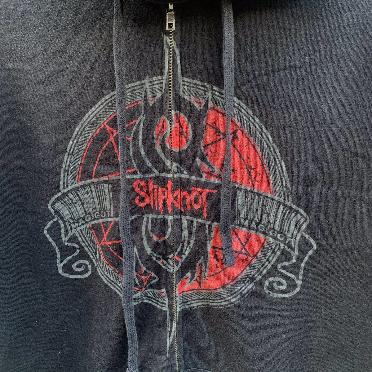 Band Tees × Slipknot × Vintage Vintage Slipknot Metal Band Hooded Pullover Sweatshirts Size US M / EU 48-50 / 2 - 4 Thumbnail