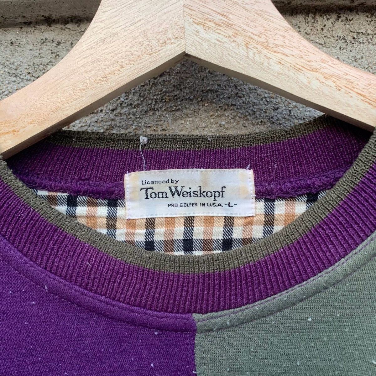 Japanese Brand × Vintage Vintage Tom Weiskopf Spell Out Crewneck Pullover Size US L / EU 52-54 / 3 - 5 Thumbnail
