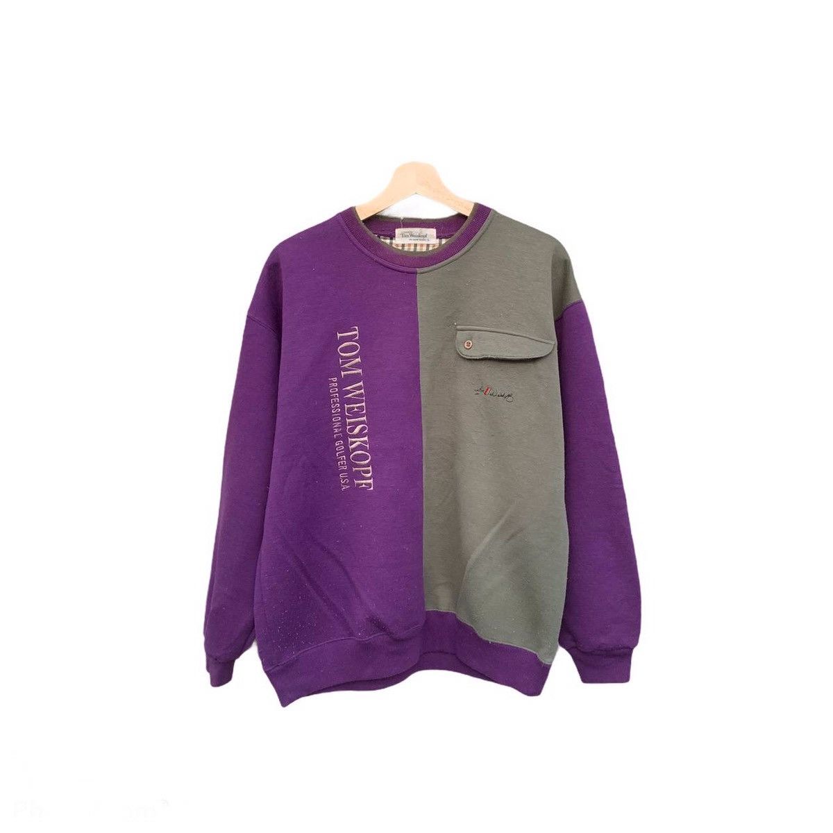 Japanese Brand × Vintage Vintage Tom Weiskopf Spell Out Crewneck Pullover Size US L / EU 52-54 / 3 - 1 Thumbnail