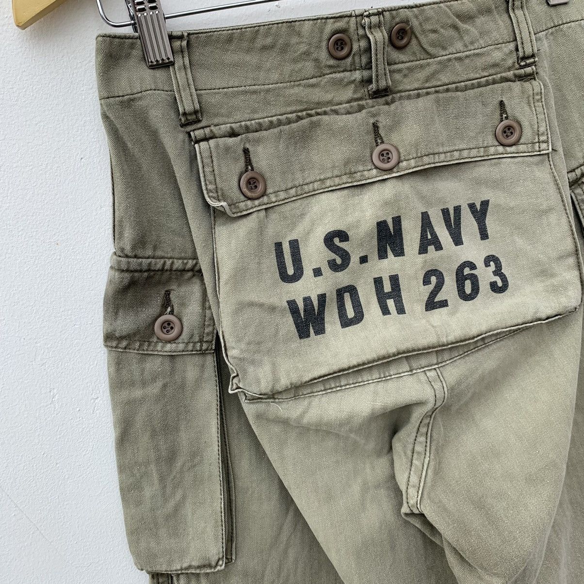 Vintage US Navy Monkey Pants Size US 28 / EU 44 - 9 Thumbnail