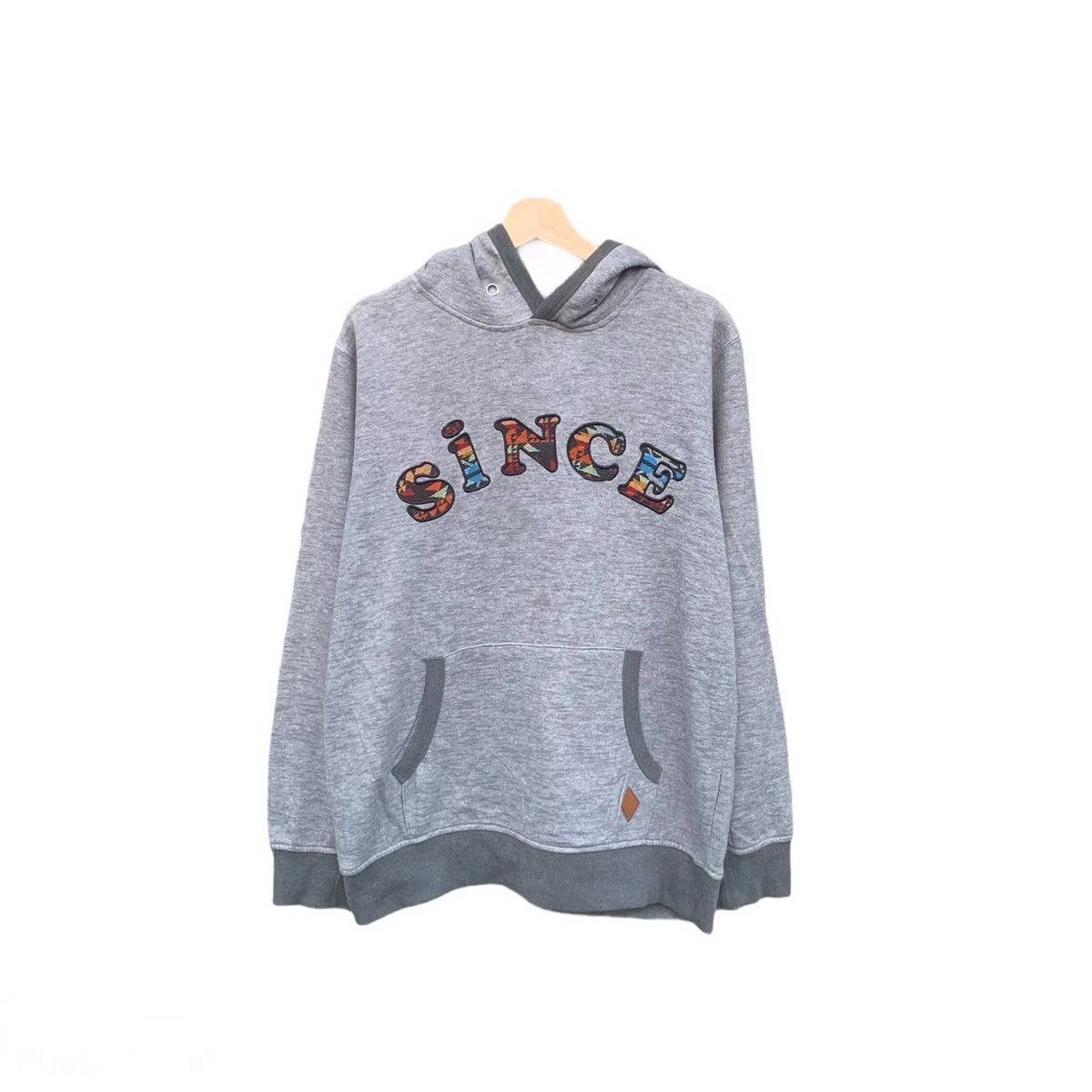 Vintage Vintage ills Navajo Style Spell Out Hooded Pullover Size US L / EU 52-54 / 3 - 1 Thumbnail