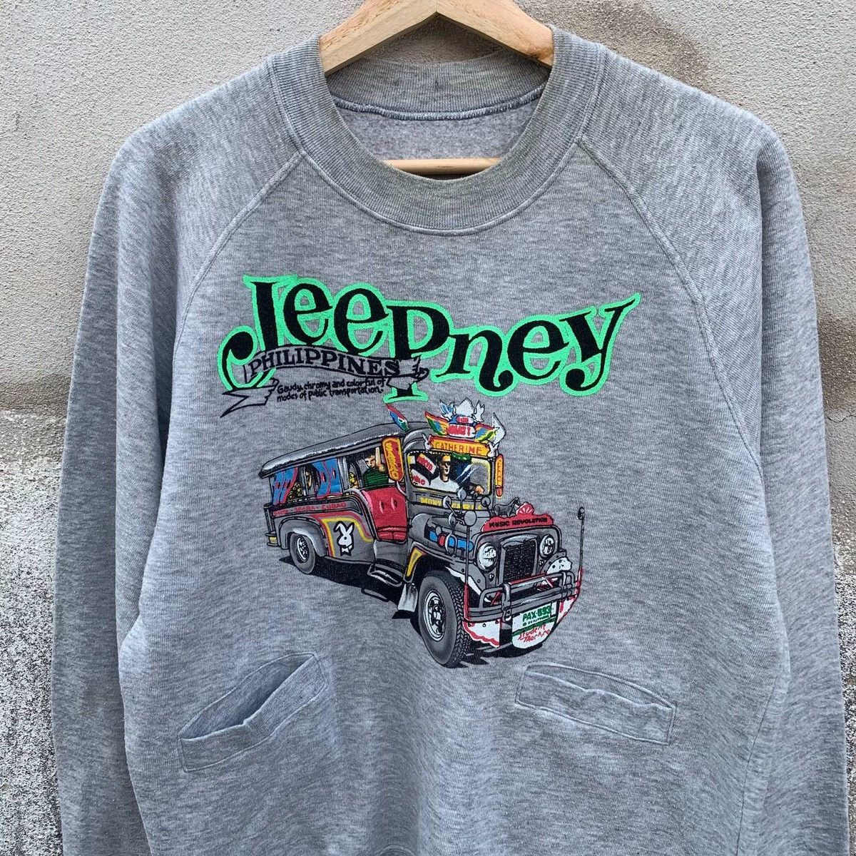 PPFM × Vintage Vintage Jeepney Two Pocket Front Crewneck Pullover Size US M / EU 48-50 / 2 - 3 Thumbnail