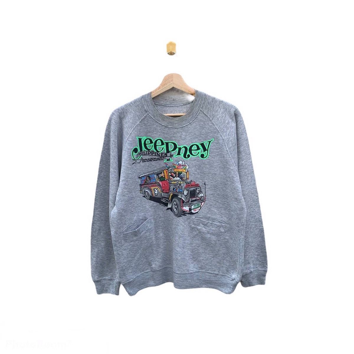 PPFM × Vintage Vintage Jeepney Two Pocket Front Crewneck Pullover Size US M / EU 48-50 / 2 - 1 Thumbnail