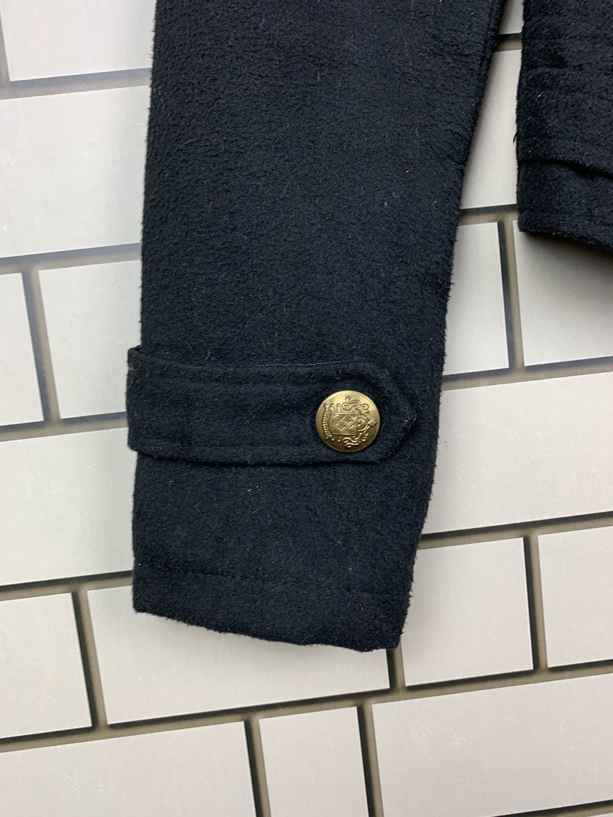 Japanese Brand × Vintage Japanese Brand 1216 Kary Double Breasted Punk Design Jacket Size US S / EU 44-46 / 1 - 8 Thumbnail
