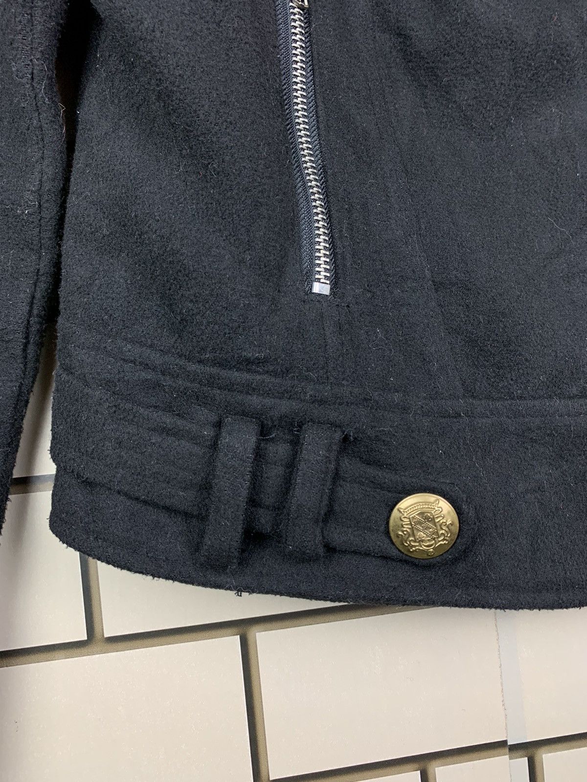 Japanese Brand × Vintage Japanese Brand 1216 Kary Double Breasted Punk Design Jacket Size US S / EU 44-46 / 1 - 9 Thumbnail