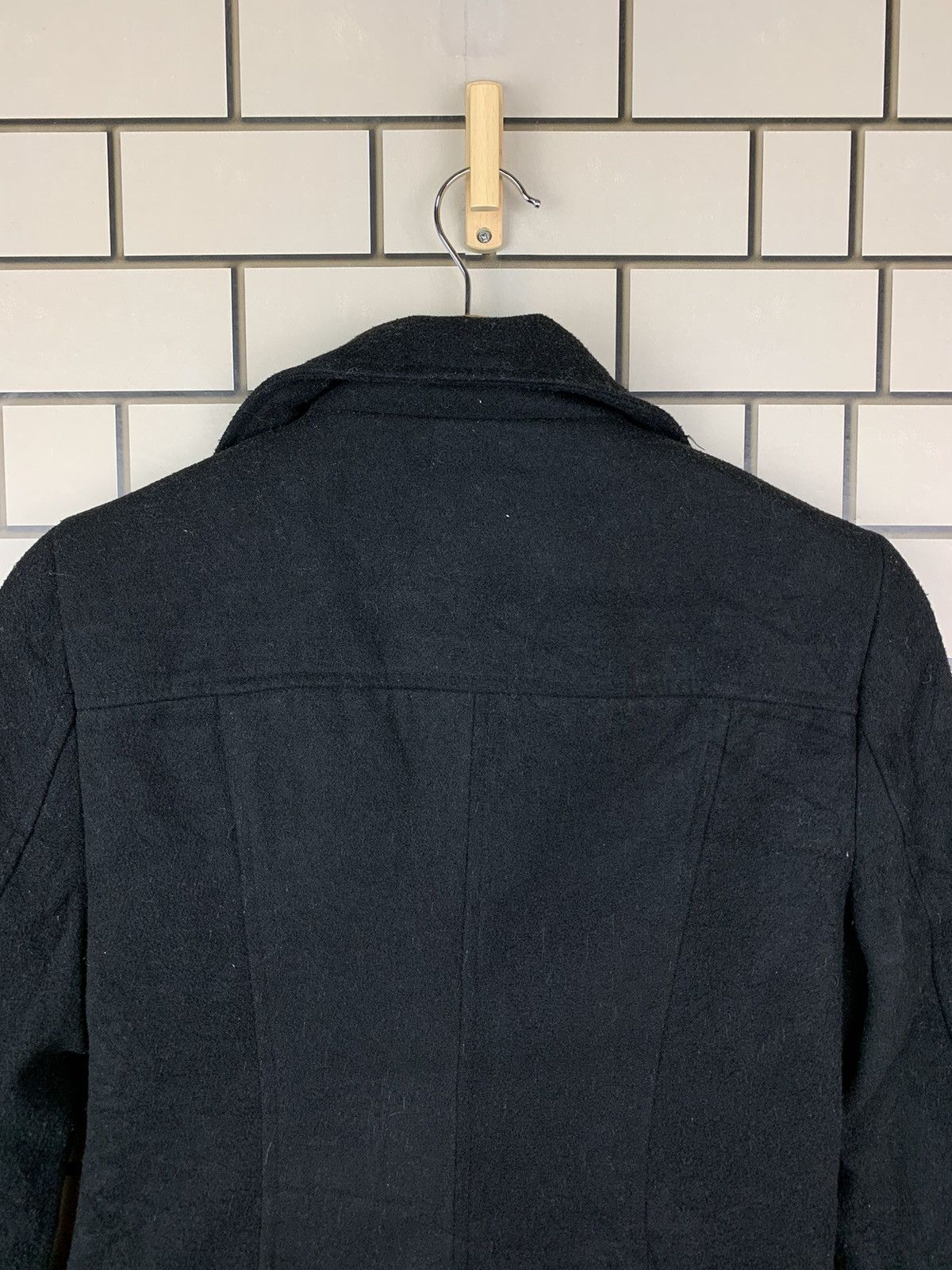 Japanese Brand × Vintage Japanese Brand 1216 Kary Double Breasted Punk Design Jacket Size US S / EU 44-46 / 1 - 16 Thumbnail