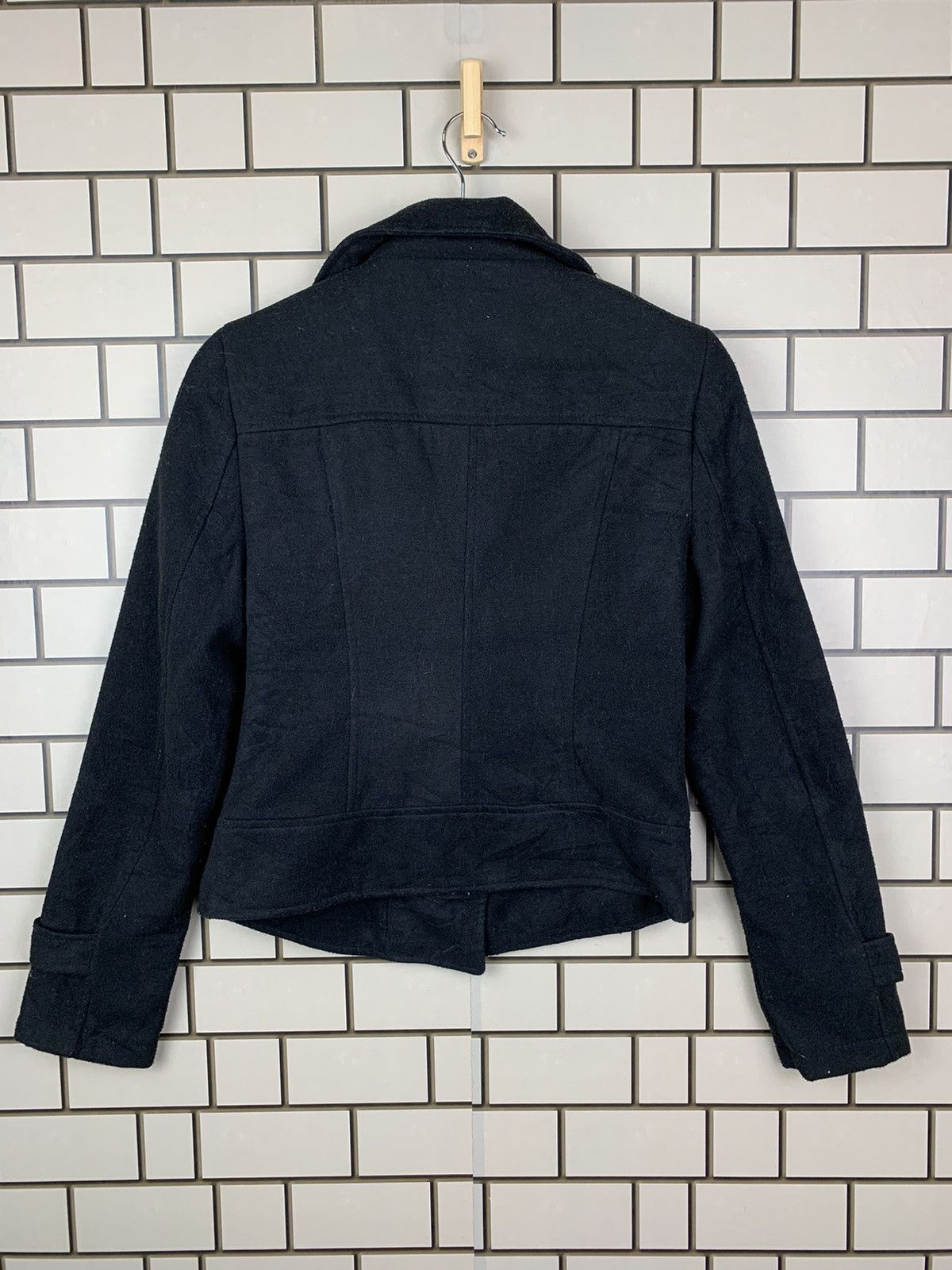 Japanese Brand × Vintage Japanese Brand 1216 Kary Double Breasted Punk Design Jacket Size US S / EU 44-46 / 1 - 15 Thumbnail