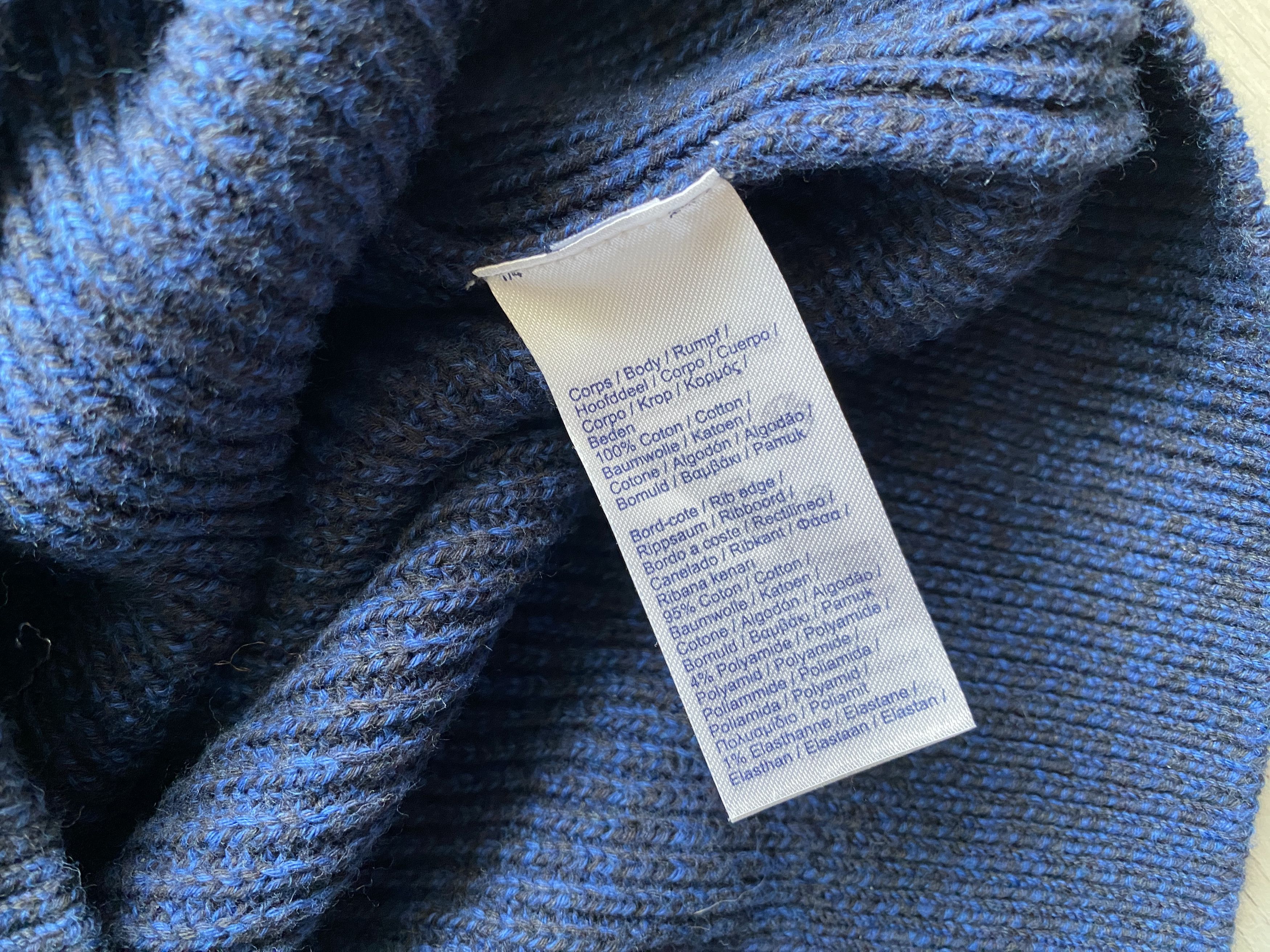 Lacoste Lacoste LIVE Flecked Ribbed Cotton Crew Neck Sweater Size US S / EU 44-46 / 1 - 4 Thumbnail
