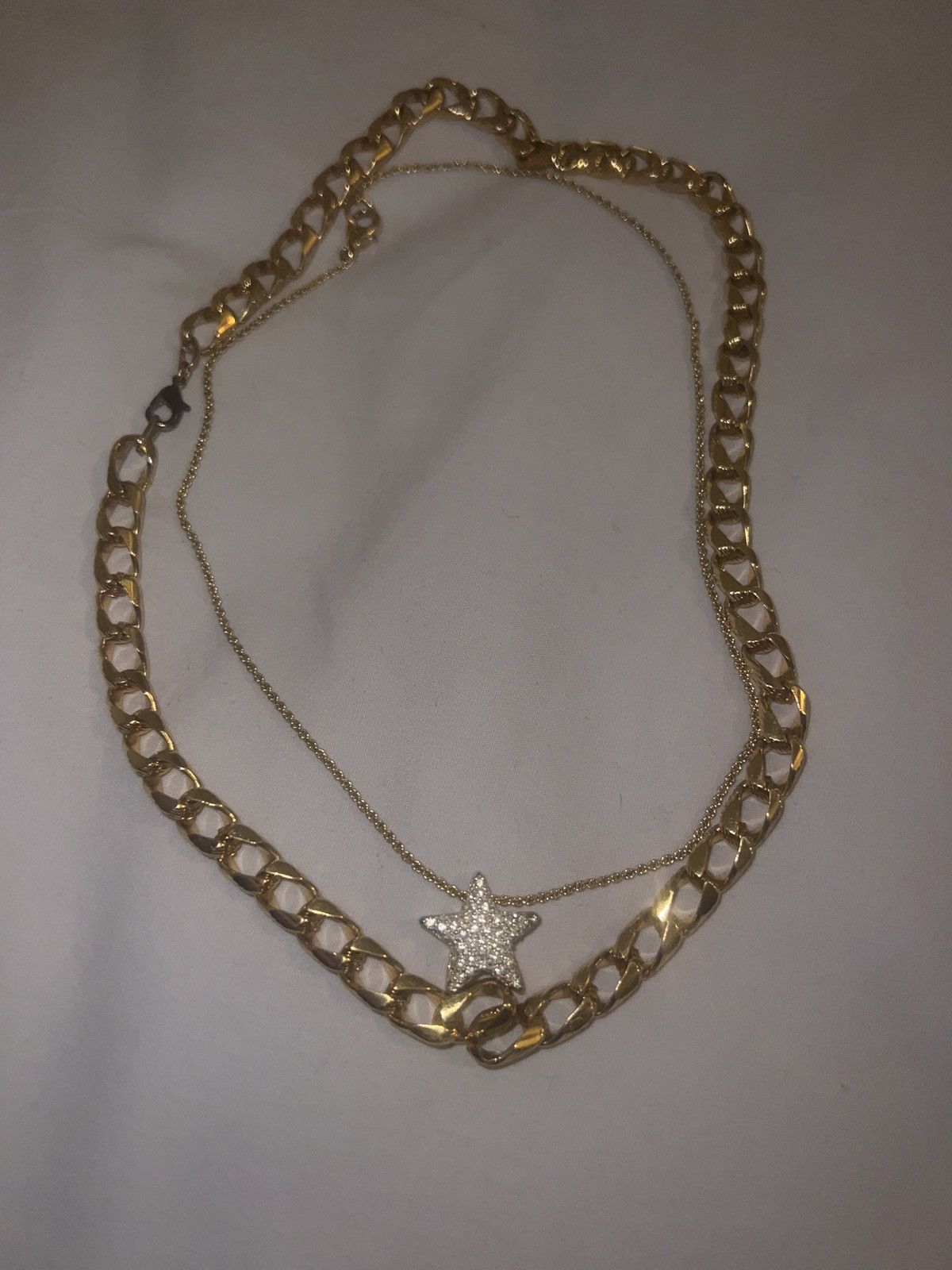 Vintage Gold chain and necklace Size ONE SIZE - 1 Preview