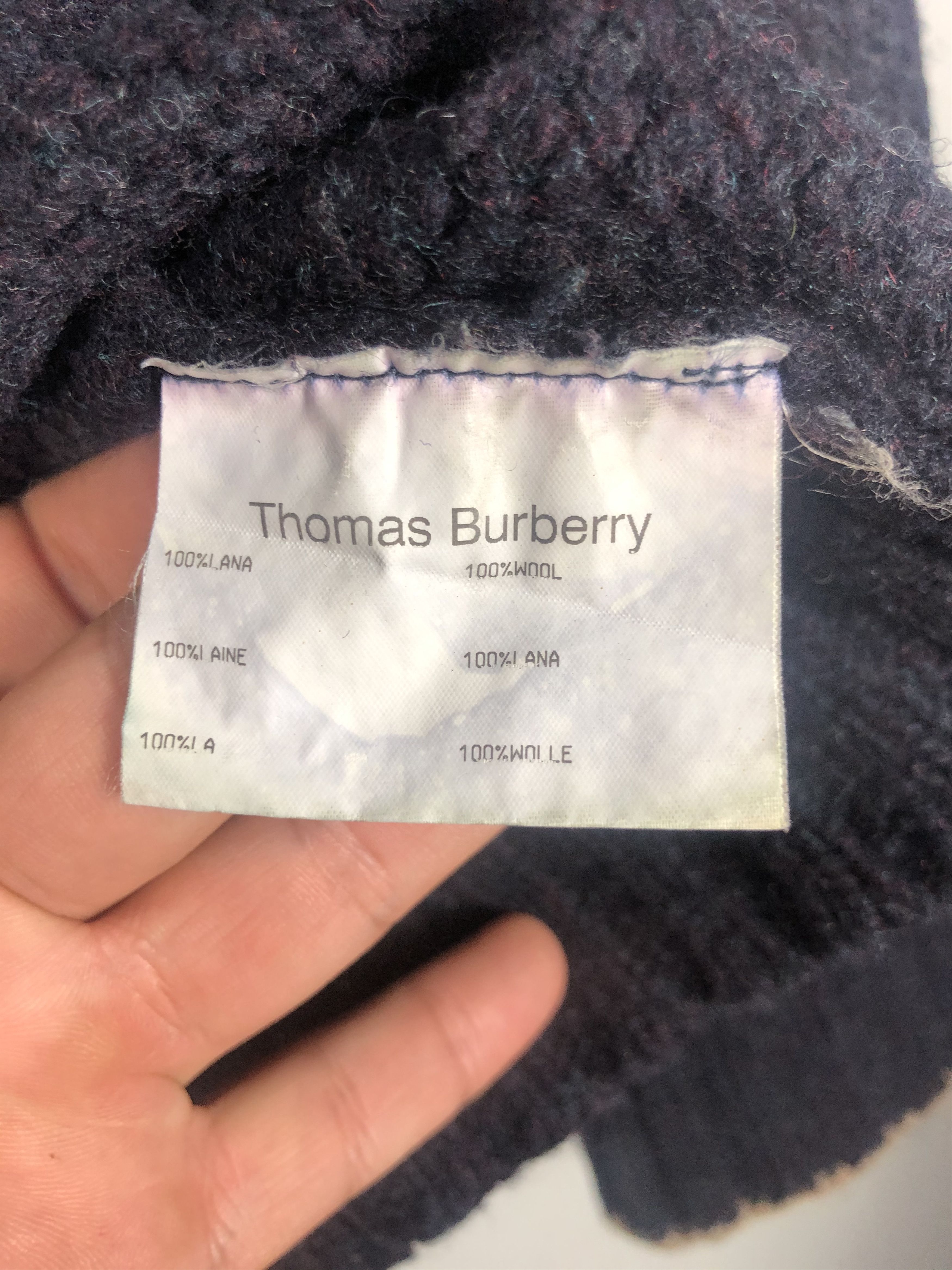 Burberry 🔥 Thomas BURBERRY heavy knitting turtleNECK men L Size US L / EU 52-54 / 3 - 7 Thumbnail
