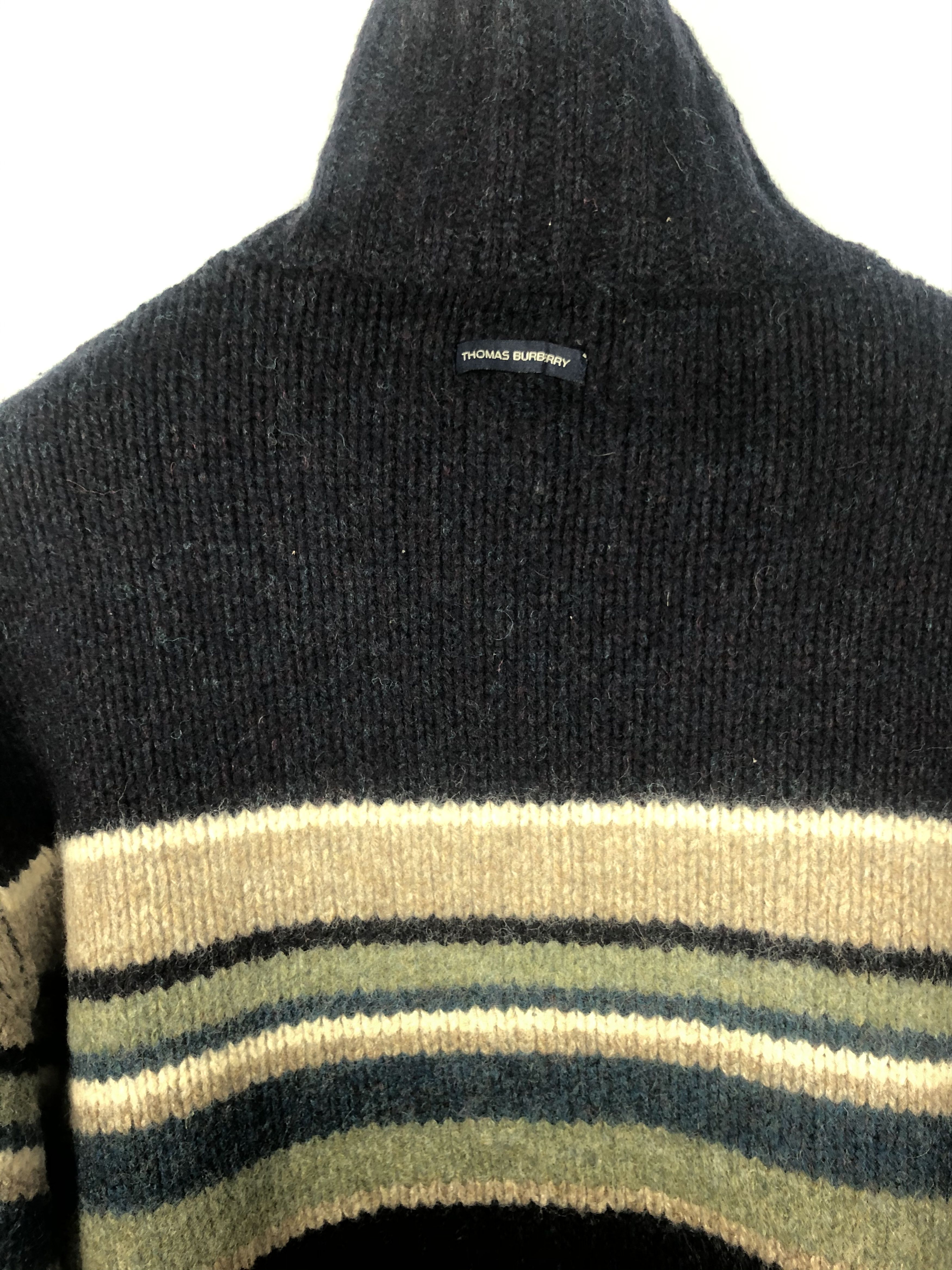 Burberry 🔥 Thomas BURBERRY heavy knitting turtleNECK men L Size US L / EU 52-54 / 3 - 5 Thumbnail