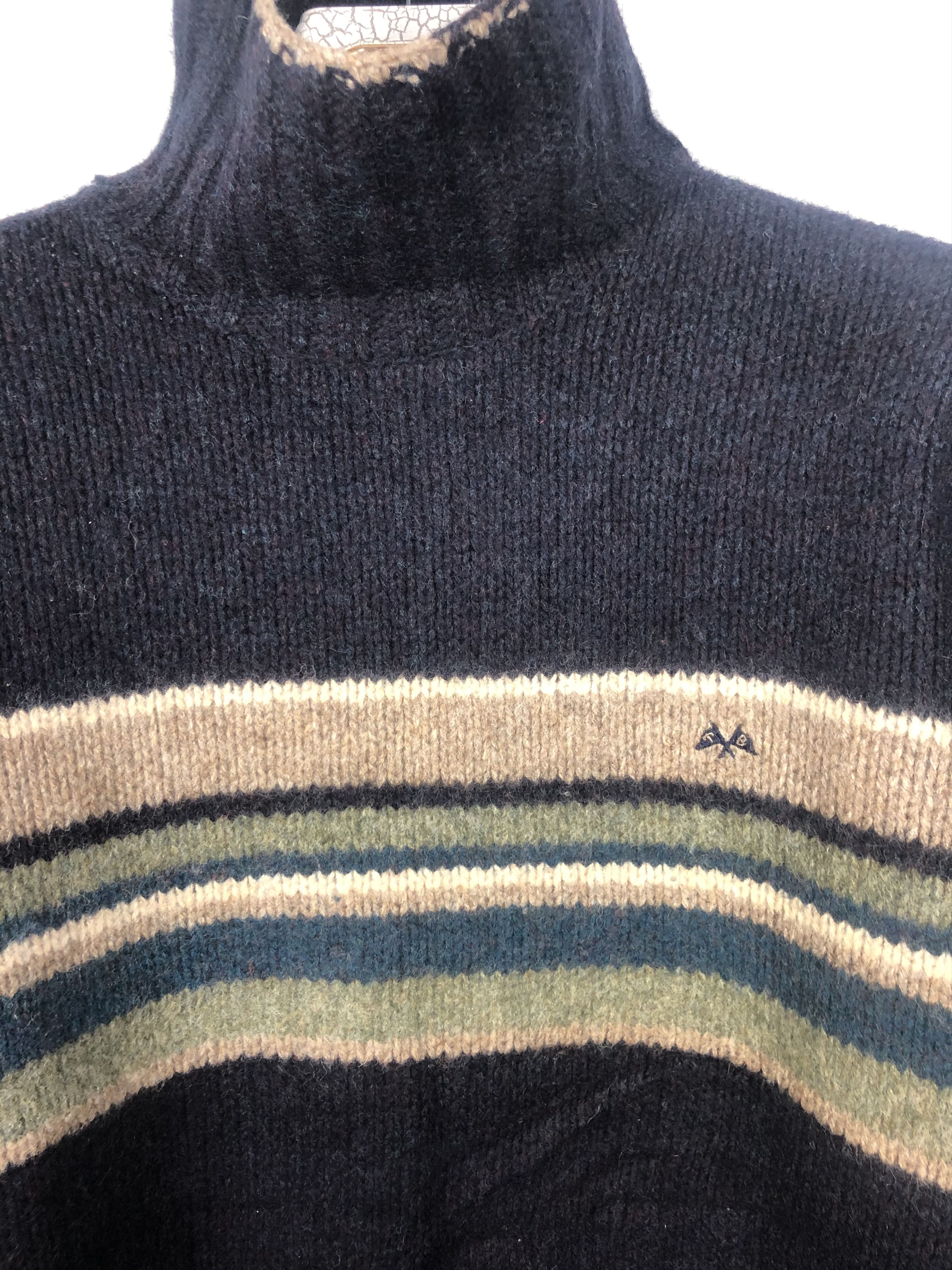 Burberry 🔥 Thomas BURBERRY heavy knitting turtleNECK men L Size US L / EU 52-54 / 3 - 3 Thumbnail