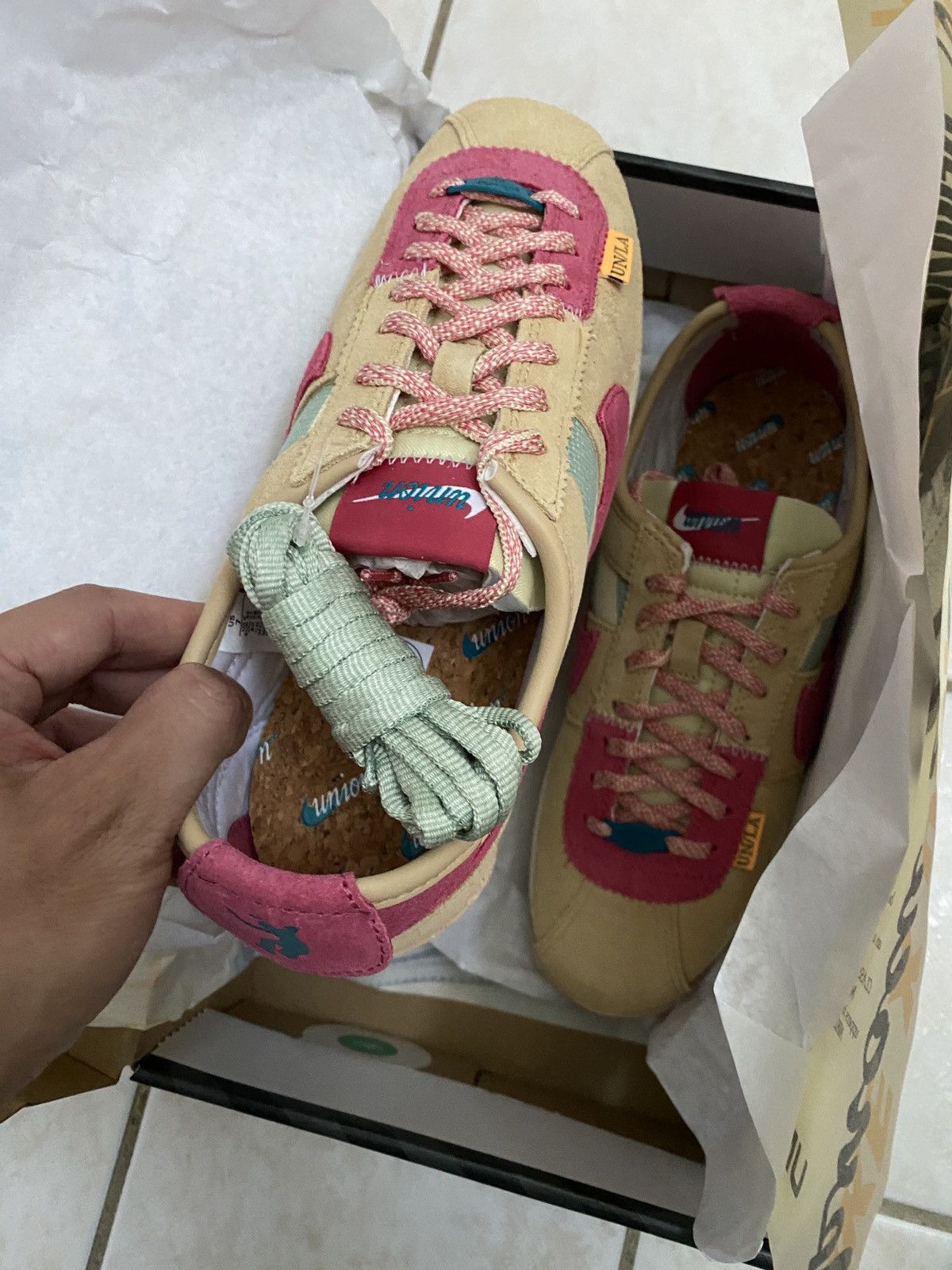 Nike × Union LA Nike Cortez x UNION Sesame Size US 7 / EU 40 - 2 Thumbnail